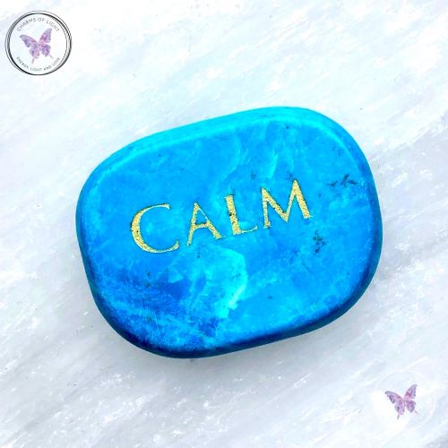 Howlite Calm Palm Stone